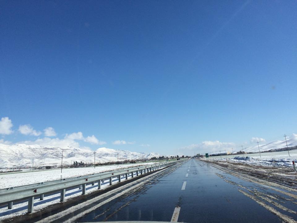 Kurdistan's 2016 bride, blanket of snow